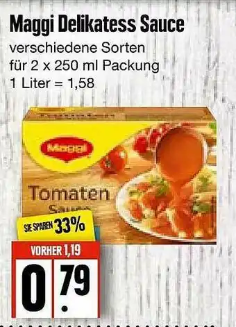 Edeka Frischemarkt Maggi Delikatess Sauce Angebot