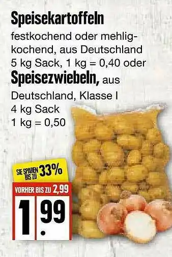 Edeka Frischemarkt Speisekartoffeln Oder Speisezwiebeln Angebot