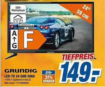 Expert Klein Grundig Led-tv 24 Ghb 5060 Angebot