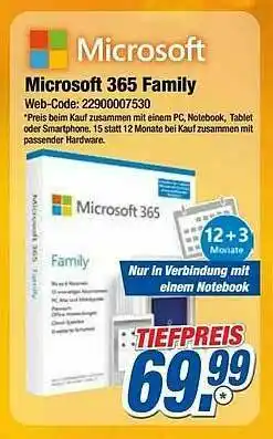 Expert Klein Microsoft 365 Family Angebot