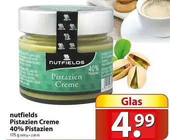 Famila Nord Ost Nutfields Pistazien Creme 40% Pistazien Angebot