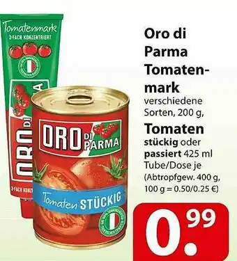 Famila Nord Ost Oro Di Parma Tomaten-mark Tomaten Angebot