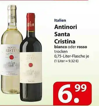 Famila Nord Ost Italien Antinori Santa Cristina Angebot