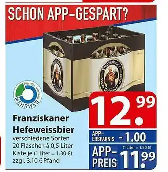 Famila Nord Ost Franziskaner Hefeweissbier Angebot