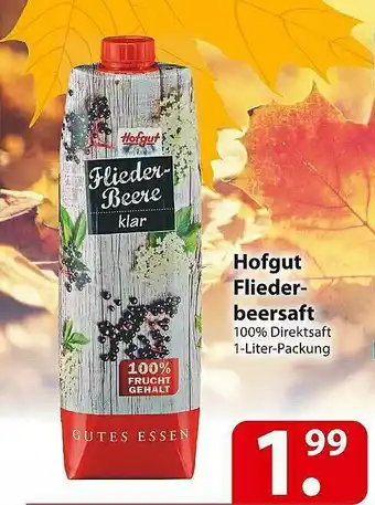 Famila Nord Ost Hofgut Flieder-beersaft Angebot