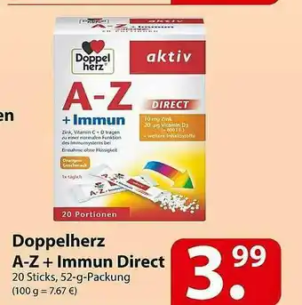 Famila Nord Ost Doppelherz A-z + Immun Direct Angebot