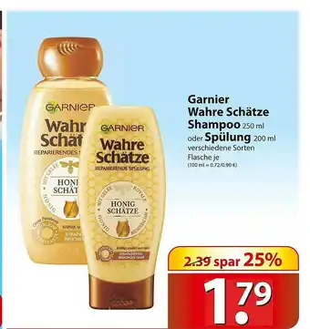 Famila Nord Ost Garnier Wahre Schätze Shampoo Oder Spülung Angebot