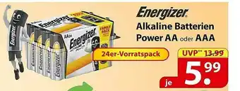 Famila Nord Ost Energizer Alkaline Batterien Power Aa Oder Aaa Angebot