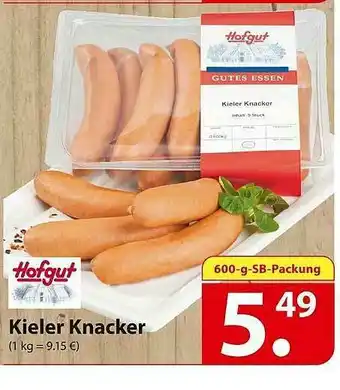 Famila Nord Ost Kieler Knacker Hofgut Angebot