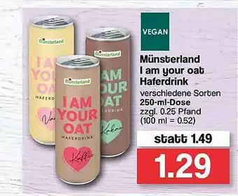 Famila Nord West Münsterland I Am Your Oat Haferdrink Vegan Angebot