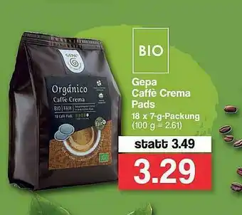 Famila Nord West Gepa Caffè Crema Pads Angebot