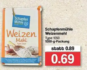 Famila Nord West Schapfenmühle Weizenmehl Angebot