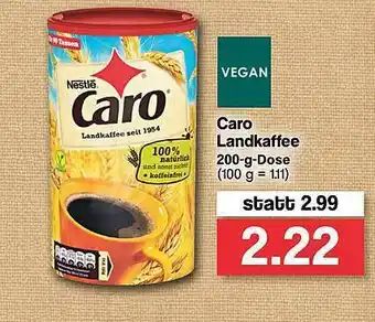 Famila Nord West Caro Landkaffee Vegan Angebot