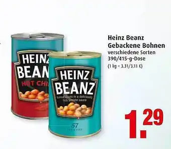 Markant Heinz Beanz Gebackene Bohnen 390/415g Angebot