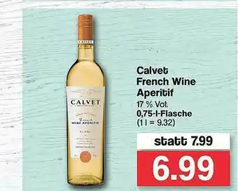 Famila Nord West Calvet French Wine Aperitif Angebot