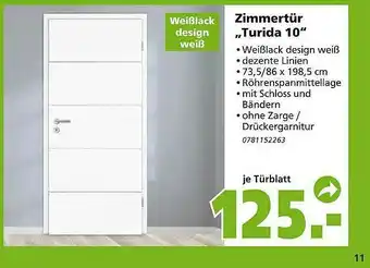 Globus Baumarkt Zimmetür „turida 10” Angebot