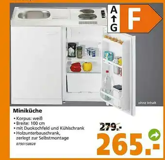 Globus Baumarkt Miniküche Angebot