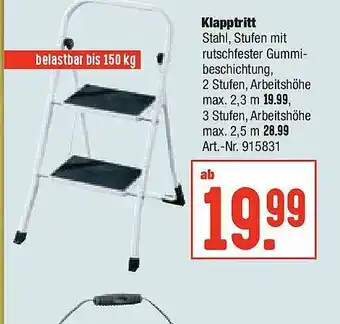 Hellweg Klapptritt Angebot