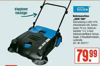 Hellweg Kehrmaschine „gkm 700” Güde Angebot