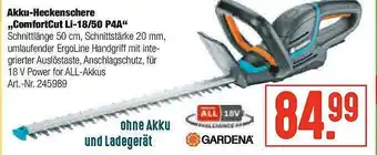 Hellweg Akku-heckenschere „comfortcut Li-18 50 P4a” Gardena Angebot