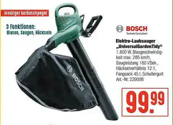 Hellweg Elektro-laubsauger „universalgardentidy” Bosch Angebot