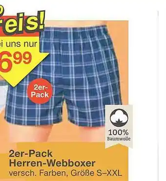 Jawoll 2er Pack Herren-webboxer Angebot