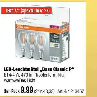 Hellweg Led-leuchtmittel „base Classic P” Angebot