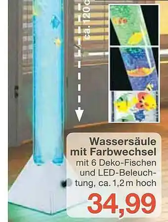 Jawoll Wassersäule Mit Farbwechsel Angebot