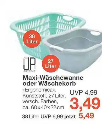 Jawoll Maxi-wäschewanne Oder Wäschekorb Angebot