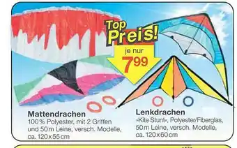 Jawoll Mattendrachen Lenkdrachen Angebot