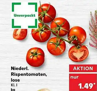 Kaufland Rispentomaten, Lose Angebot