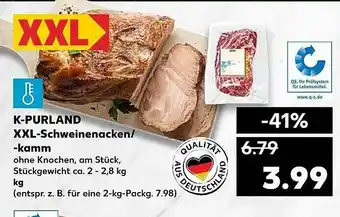 Kaufland K-purland XXL-schweinenacken-kamm Angebot