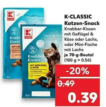 Kaufland K-classic Katzen-snack Angebot