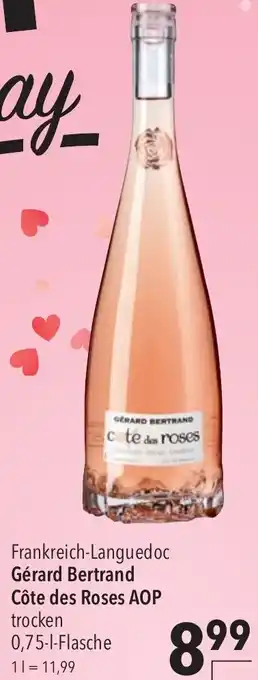 CITTI Markt Gérard Bertrand Côte des Roses AOP 0,75 L Flasche Angebot