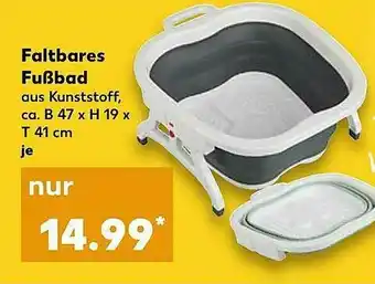 Kaufland Faltbares Fußbad Angebot