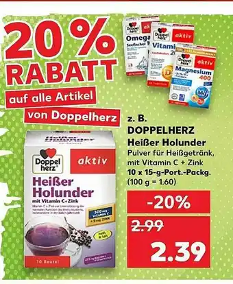 Kaufland Doppelherz Heißer Holunder Angebot