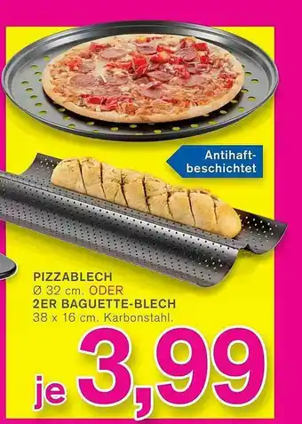 KODi Pizzablech Oder 2er Baguette-blech Angebot