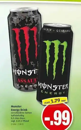 Markant Monster Energy Drink Angebot