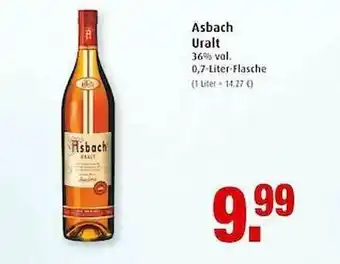 Markant Asbach Uralt Angebot