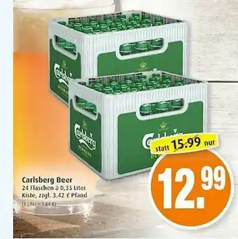 Markant Carlsberg Beer Angebot