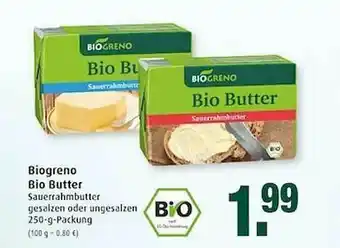 Markant Biogreno Bio Butter Angebot