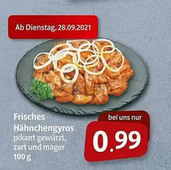 Markant Markt Frisches Hähnchengyros Angebot