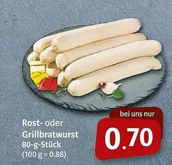 Markant Markt Rost-oder Grillbratwurst Angebot