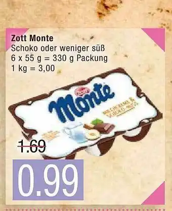 Marktkauf Zott Monte Angebot