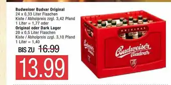 Marktkauf Budweiser Budvar Original Oder Original Oder Dark Lager Angebot