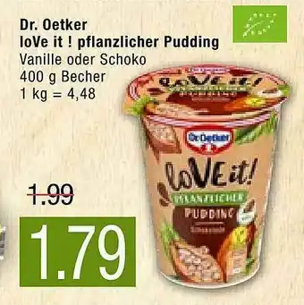 Marktkauf Dr Oetker Love It! Pflanzlicher Pudding Angebot