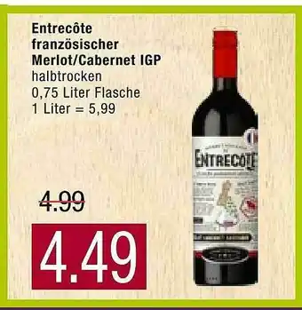 Marktkauf Entrecôte Französischer Merlot Oder Cabernet Igp Angebot