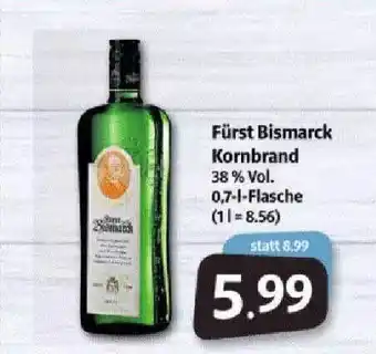 Markant Fürst Bismarck Kornbrand 0,7L Angebot