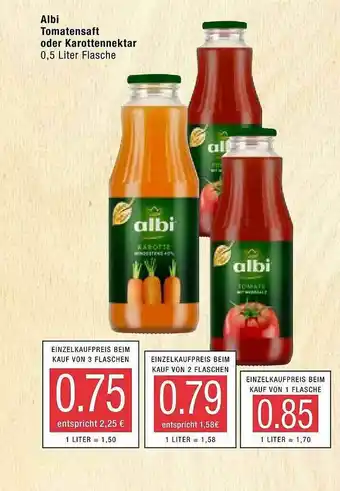 Marktkauf Albi Tomatensaft Oder Karottennektar Angebot