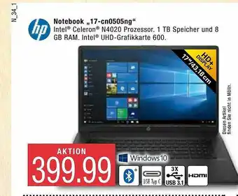 Marktkauf Hp Notebook „17-cn0505ng” Angebot